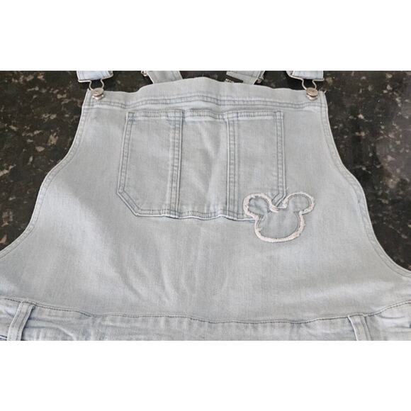 Disney Our Universe Womens Mickey Mouse 28 Denim Overalls NWT - Picture 8 of 9